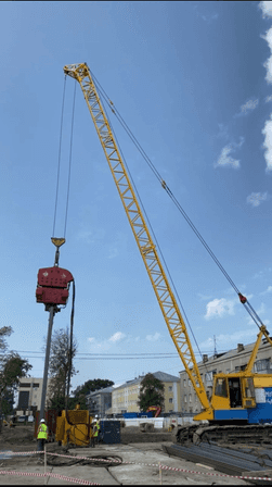 Гусеничный кран 40т