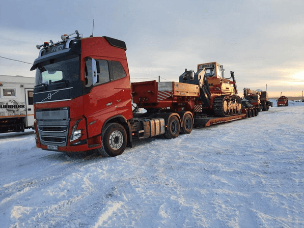 Трал низкорамный 80т