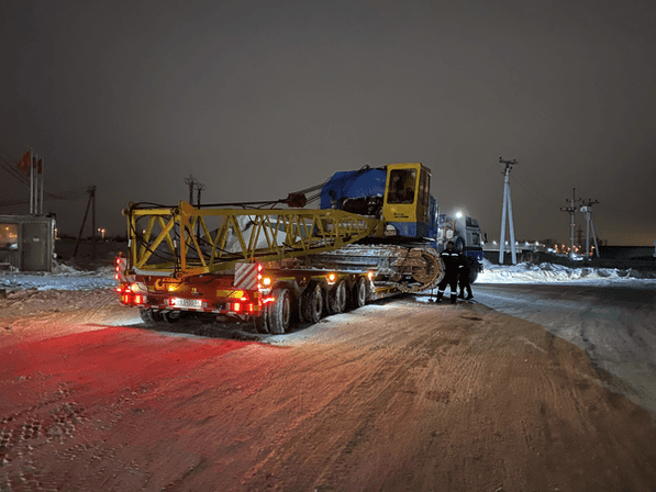 Трал низкорамный 80т