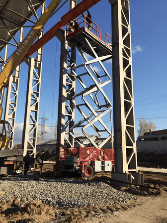 Ножничный подъёмник SkyJack 9250, высота 18м