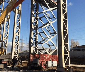 Ножничный подъёмник SkyJack 9250, высота 18м